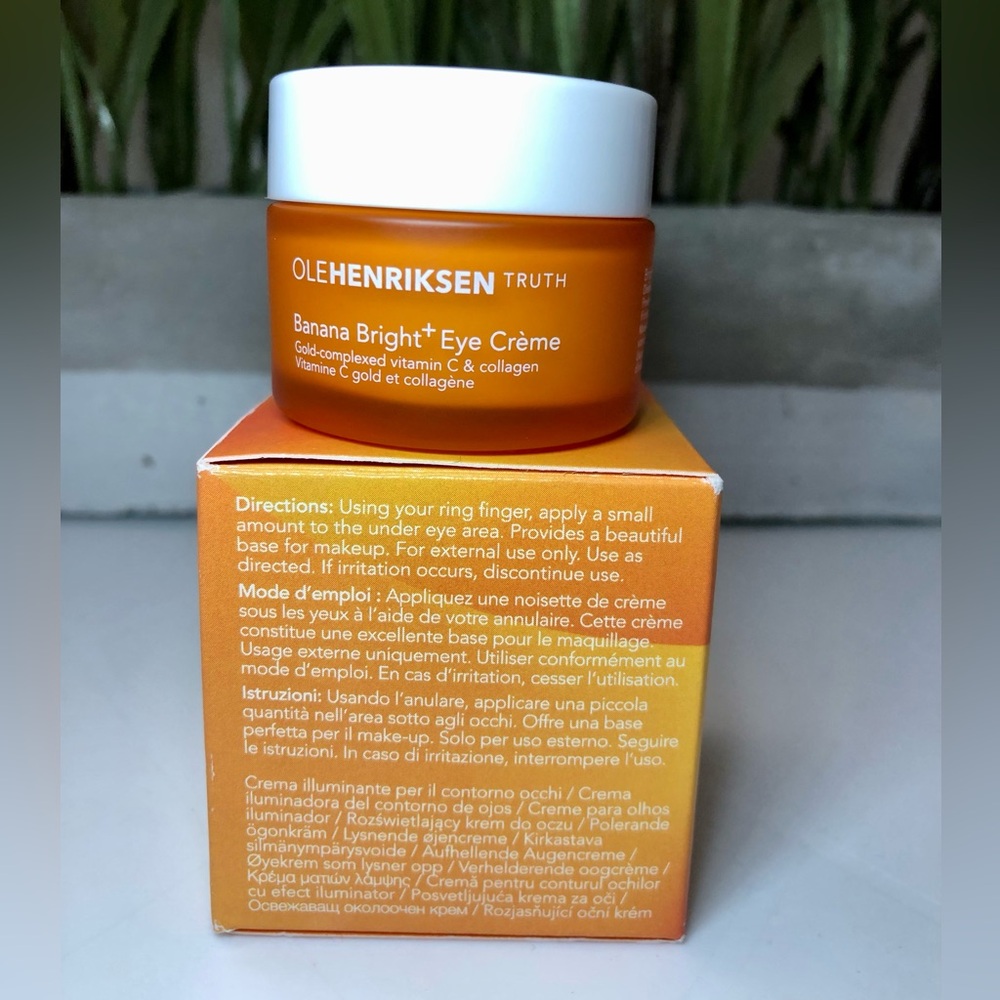 BNIB OleHenriksen Banana Bright+ Vitamin C Eye Creme for Dark Circles - Picture 5 of 10